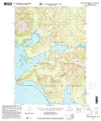 1990s Maps of Rowan Bay, AK | Pastmaps
